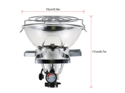 Aquecedor Portátil a Gás 1000w Ignição Piezo