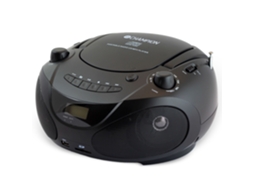 Caixa de Som Cd/rádio/mp3/usb Preto AQUAFORGE