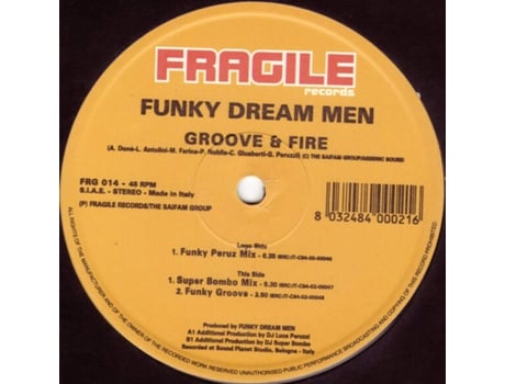 Vinil Groove Fire Fragile Records