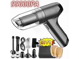 Aspirador De Pó Automotivo 99000pa 3 Em 1, Aspirador De Pó Sem Fio Portátil Para Veículos, Bomba De Vácuo Para Casa, Portátil, Se Slowmoose