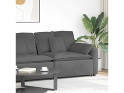 Vidaxl Módulo De Sofá Modular Com Braço E Almofadões 100 Cm