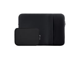 Bolsa Portátil Para Portátil , 15.6 Polegadas, Com Bolso Frontal E Bolsa Para Acessórios Preto