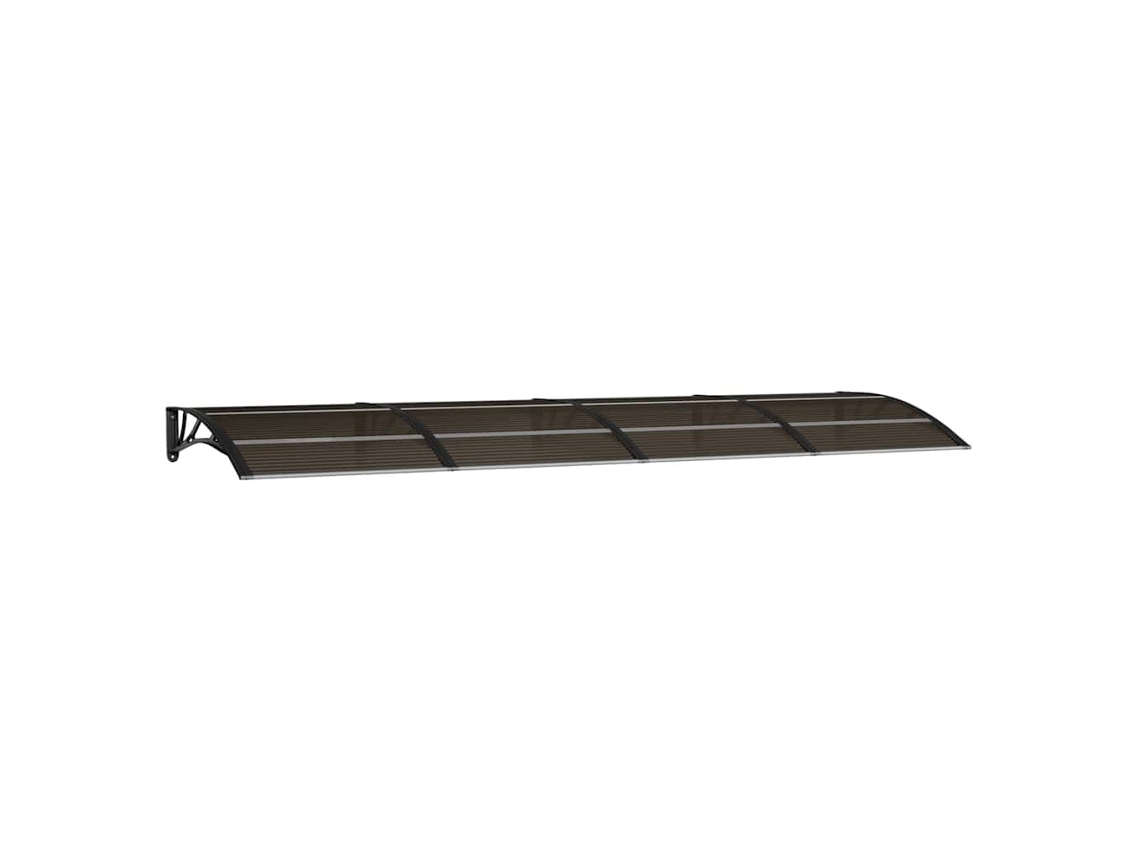 Door Canopy, Door Canopies Vidaxl Preto Policarbonato (350 X 100 Cm)