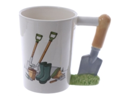 Caneca com Asa Moldada Jardinagem