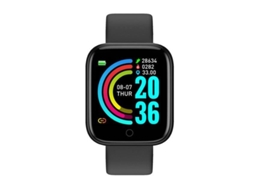 D20 Relógio Inteligente Masculino Feminino Rastreador de Fitness Monitor de Freqüência Cardíaca Bluetooth Relógio Inteligente 05Bce26