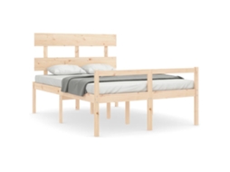 Senior Bed, Senior Beds Vidaxl Marrom Madeira (140 X 190 Cm)