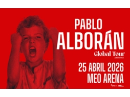 Bilhete Pablo Alborán  Global Tour Km0 - Lisboa