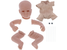 Kit De Boneca Bebê Reborn De Silicone Macio Diy Peças Sem Pintura Acessórios De Boneca Infantil