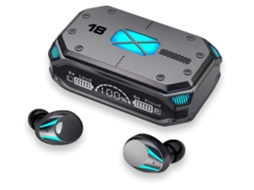 Fones Verdadeiros Sem Fio JIAPEI com 120h Reprodução, Bateria 1200mah, Ip7, Preto