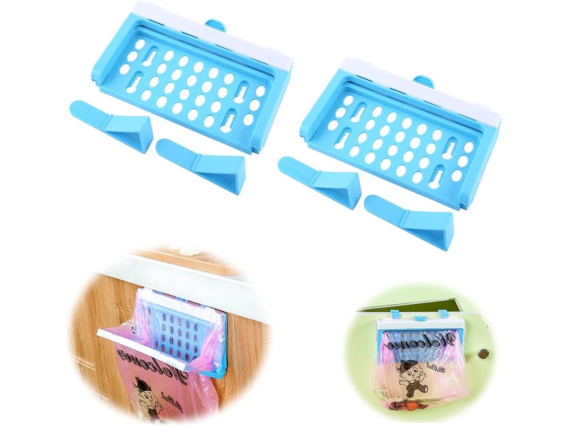 Suporte Para Saco De Lixo 2 Peças Suporte Para Saco De Lixo De Cozinha, Pendurado, Zqkla Aquaforge