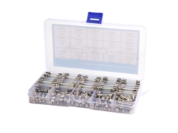 Kit de 250 Fusíveis de Vidro 5x20/6x30mm 1-20A YURU