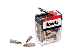 KWB 120192 Phillips Bit Pz 2 Aço 25 Pcs