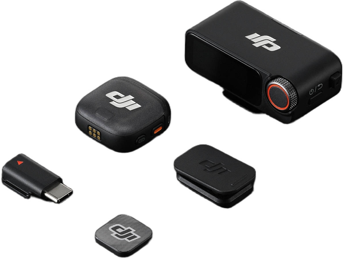 Microfone DJI Mic 3 (1 Transmissão +  1 Recepção)