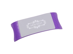 Cojín De Reposo Para Muñeca De Silicona Almohadilla Para Manicura Arte De Uñas Salón (almohadilla Morada)
