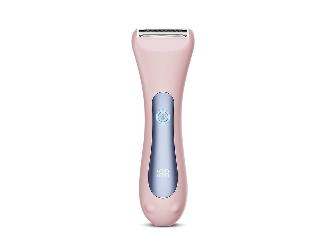 Aparador de Depilação Privado Feminino Barbeador de Corpo Inteiro Barbeador Elétrico Rosa Cuich