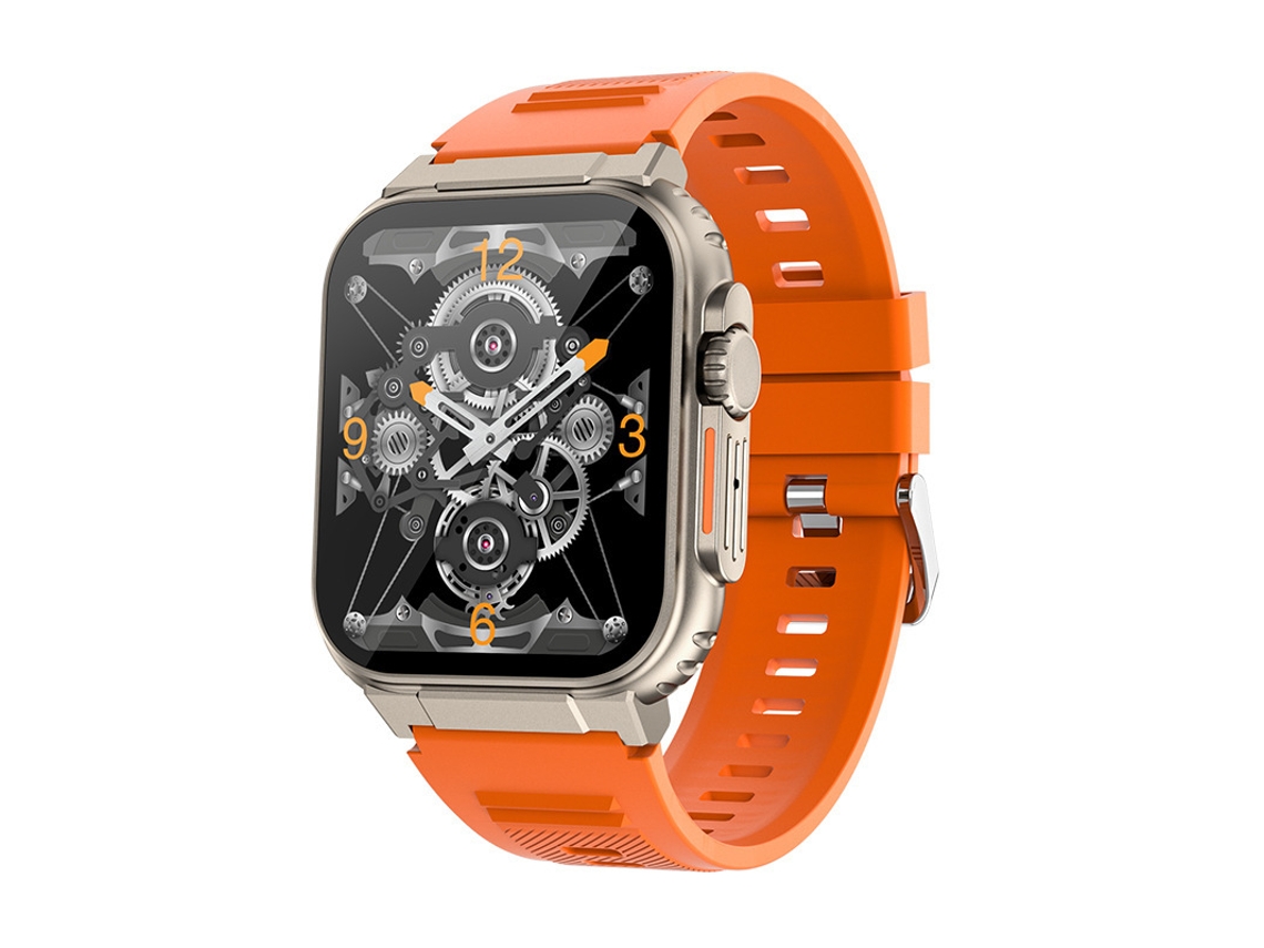 Smart Watch SHAH ARPAN A70 Monitor de Saúde de Chamadas Bluetooth Laranja