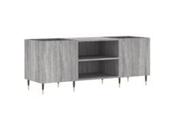 Record Cabinet, Record Cabinets Vidaxl Cinzeto Madeira Processada (n/a)
