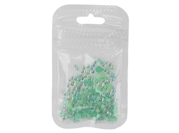 300 Peças De Contas Meias Esferas De Decoração Para Unhas Diy Com Tamanhos Mistas E 5 Cores Brilhantes