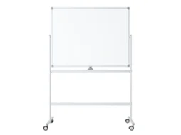 Quadro Branco Móvel Dupla Face e Magnético 100X150 cm Branco