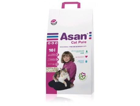 Areia Ecológica para Gatos e Furões Asan 10 L