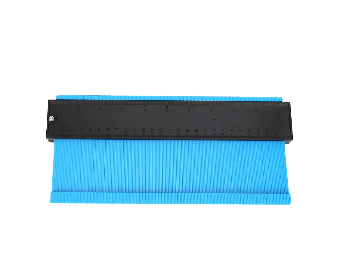 Ferramenta De Medição De Formas Irregulares De Plástico Abs De 10 Polegadas Para Carpintaria (azul)