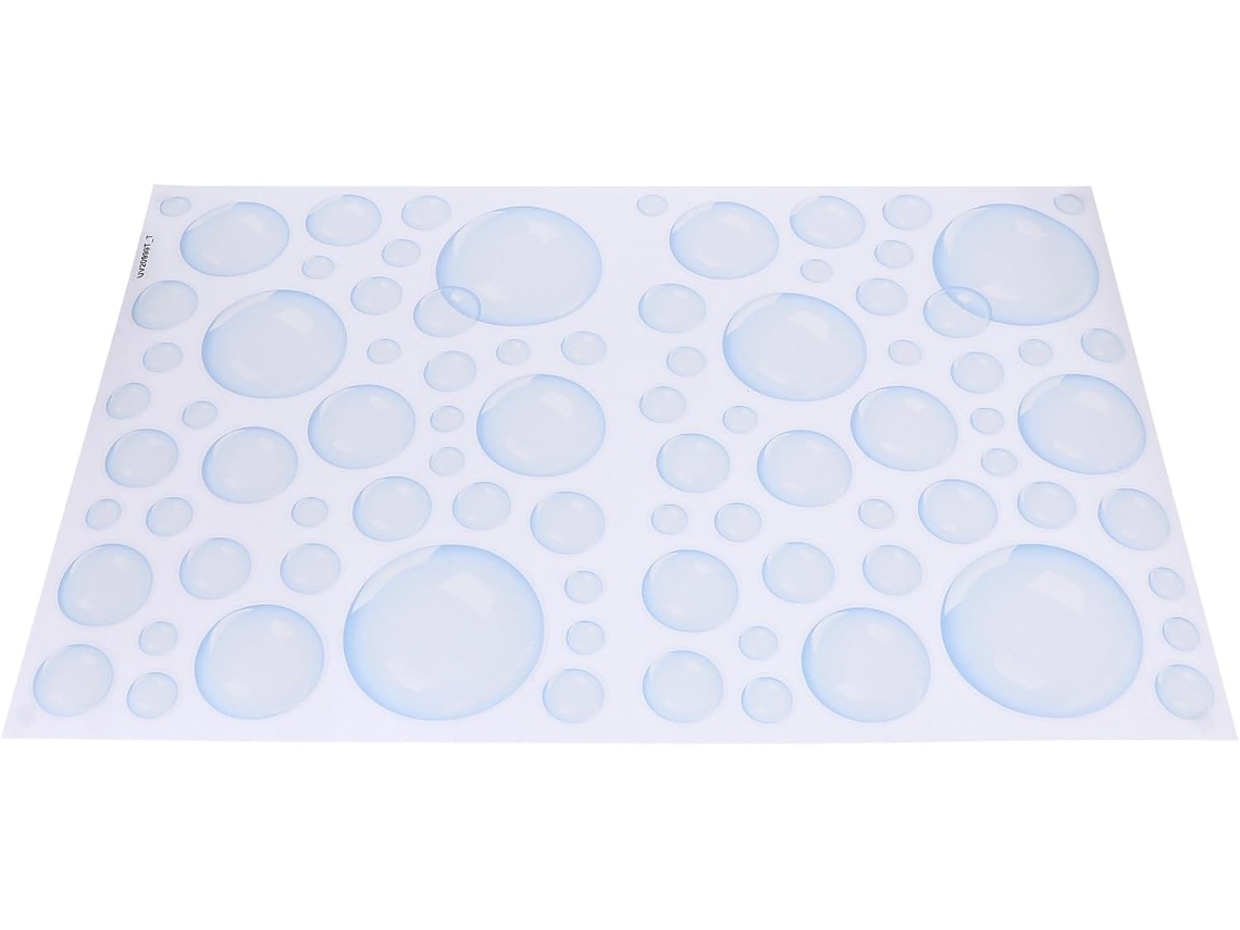 Adesivo Parede Decorativo Branco Pvc Bolhas Resistente Desgaste Ideal Estar Decoração Única Elegante Adequado GOKOCO