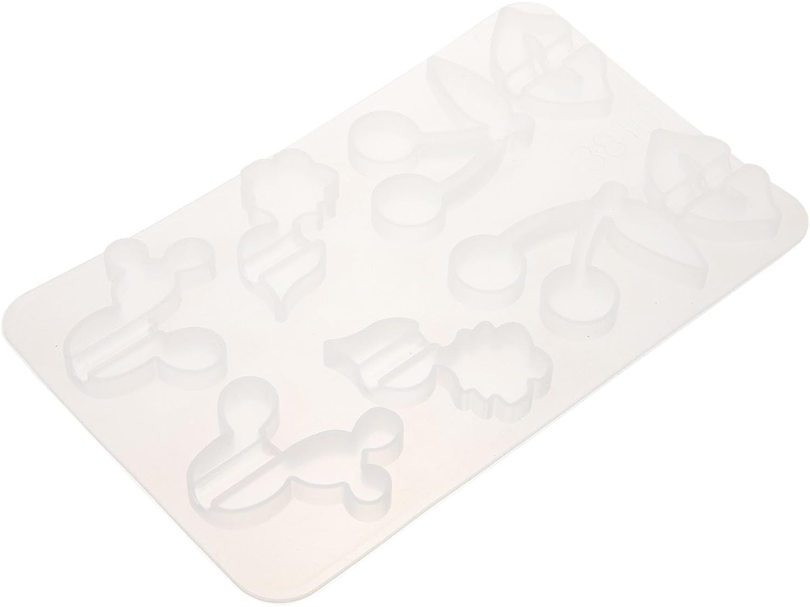 Molde De Silicone Para Encaixe De Canudo, Modelo Md3810