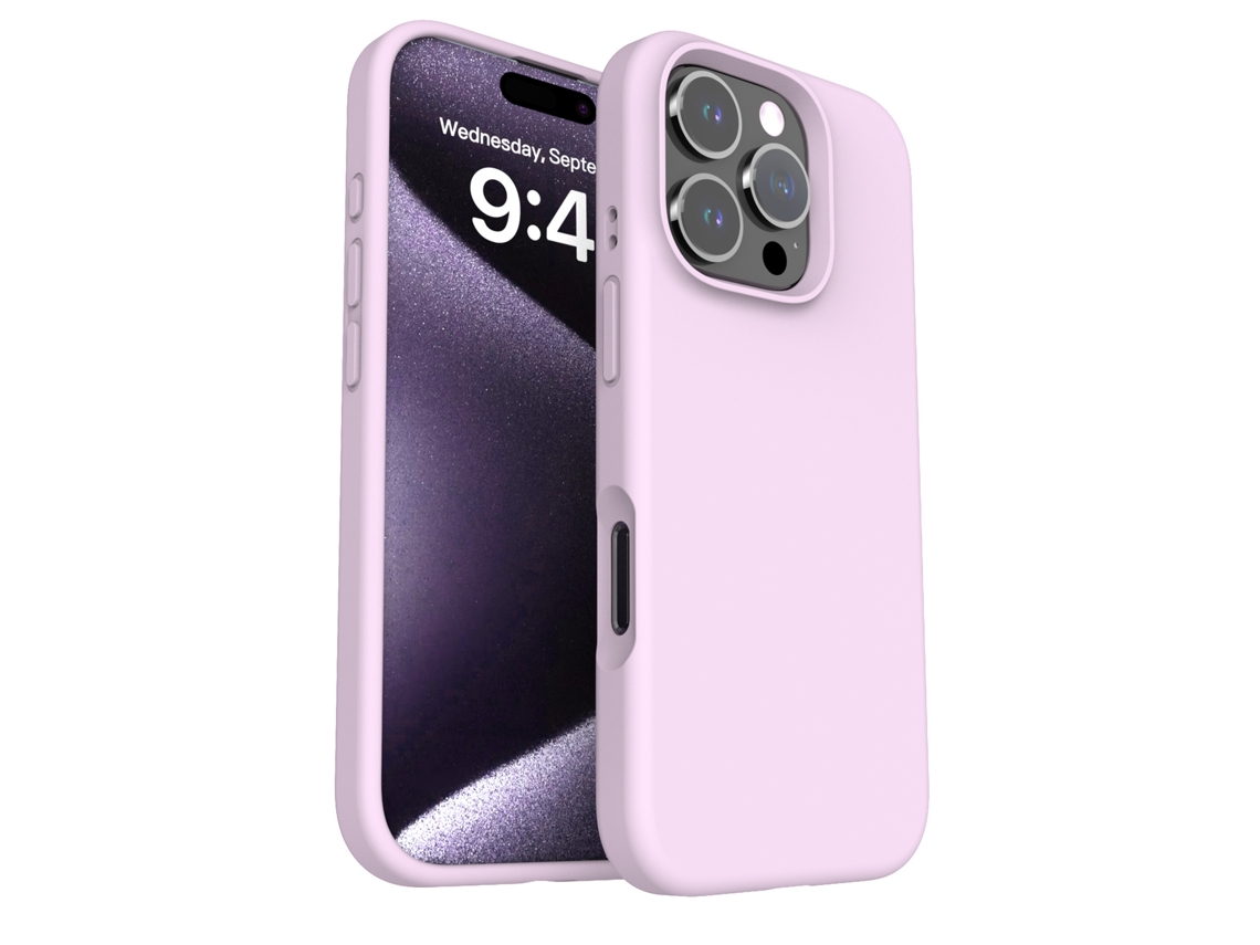 (roxo, Iphone 12 Pro Max) Capa De Celular Simples, De Cor Sólida E Resistente A Impactos, Compatível Com Iphone, Feita De Silicone Líquido.