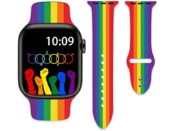 Pulseira Pride Compatível Com Watch De 38 Mm, 40 41 42 44 45 Mm E 49