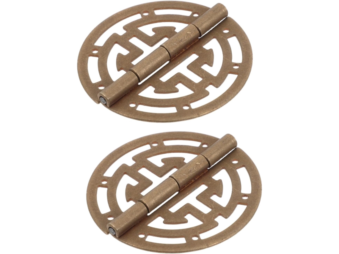 Dobradiças Abaodam Em Latão Antigo Para Caixa De Joias, 2 Peças, Metal Maciço, Para Pequenos Armários De Madeira, Uso