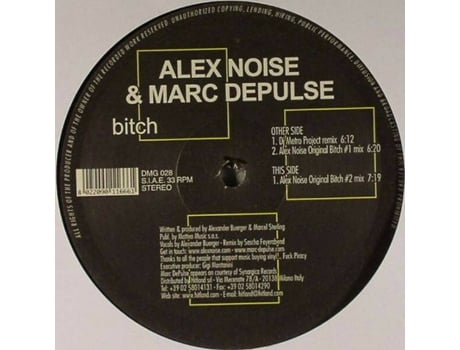 Vinil Bitch, Alex Noise Marc Depulse Damage