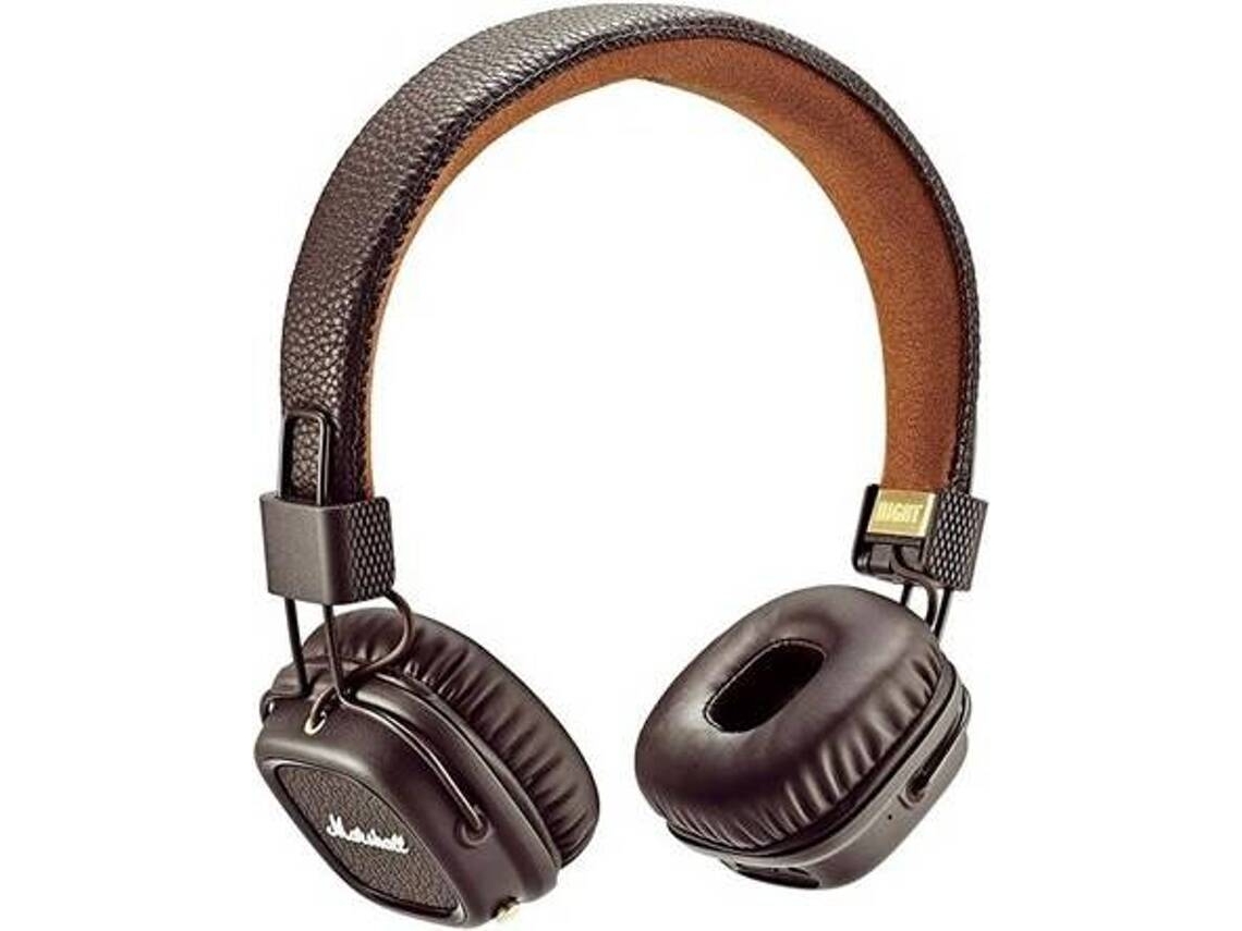 Auscultadores Bluetooth MARSHALL Major Iii (On Ear - Microfone - Castanho)