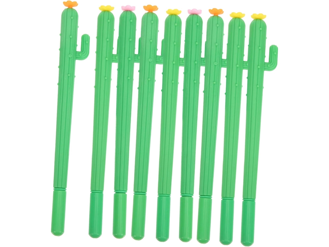 Canetas Rollerball Veemoon Cactus, Em Gel Criativas, 10 Unidades,