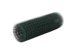 Vidaxl Cerca Arame Galinheiro 10x0,5 M Aço C/ Revestimento Pvc Verde