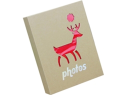 Álbum Fotos Criativo Bebês 100 Páginas Papel Kraft Resistente Bolsos Transparentes Livro Personalizado Família GOKOCO