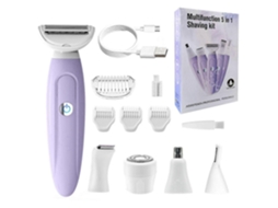 Aparador De Biquíni Para Mulheres, Ferramenta De Depilação Facial 5 Em 1, Depilação Suave Indolor, Depilação Suave Perfeita Para Áreas Sensíveis