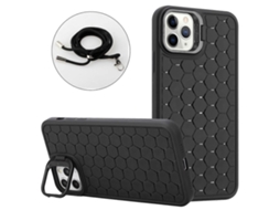 Capa Para Iphone 16 Pro Compatível Com Suporte Magsafe, Capa De Tpu Com Dissipação De Calor E Cordão