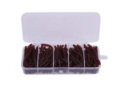 100 Lulas de Silicone 6cm Iscas de Pesca