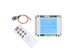 Controlador De Velocidade Para Motor Dc Com Controle Remoto Iniciar Parar Acelerar Desacelerar 8-30v