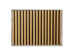 Quadro de parede magnético com listras minimalistas para escritório Espelharte (100x70 cm)