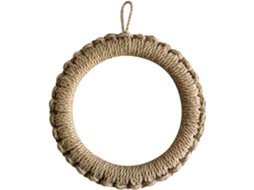 Trivet De Juta Tecido Tamanho Médio, Resistente Ao Calor, Suporte Para Panelas, Almofada Cozinha Proteção Mesa