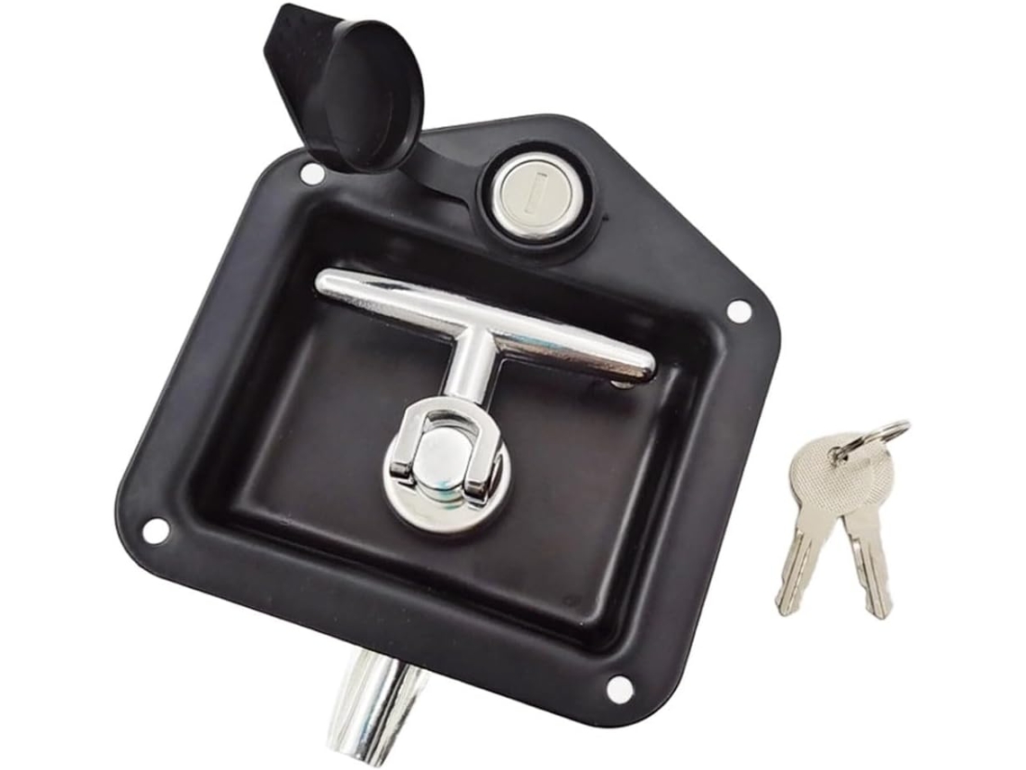 Fechadura De Aço Inoxidável Para Caixa Ferramentas, Modelo Ms858, Com