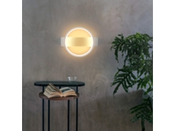 Aplique De Parede Led Para Interior Nettlife Aplique De Parede Branco De Design Moderno 7w Branco Quente 3000k
