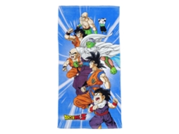 Toalha de Algodão Infantil Dragon Ball Z, Tamanho Único, Azul/azul/multicolorida BRILVIBERA