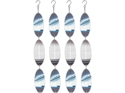 Conjunto De 4 Discos Metálicos Repelentes De Pássaros Com Refletores, Decoração Para Pendurar Em Cas Gokoco