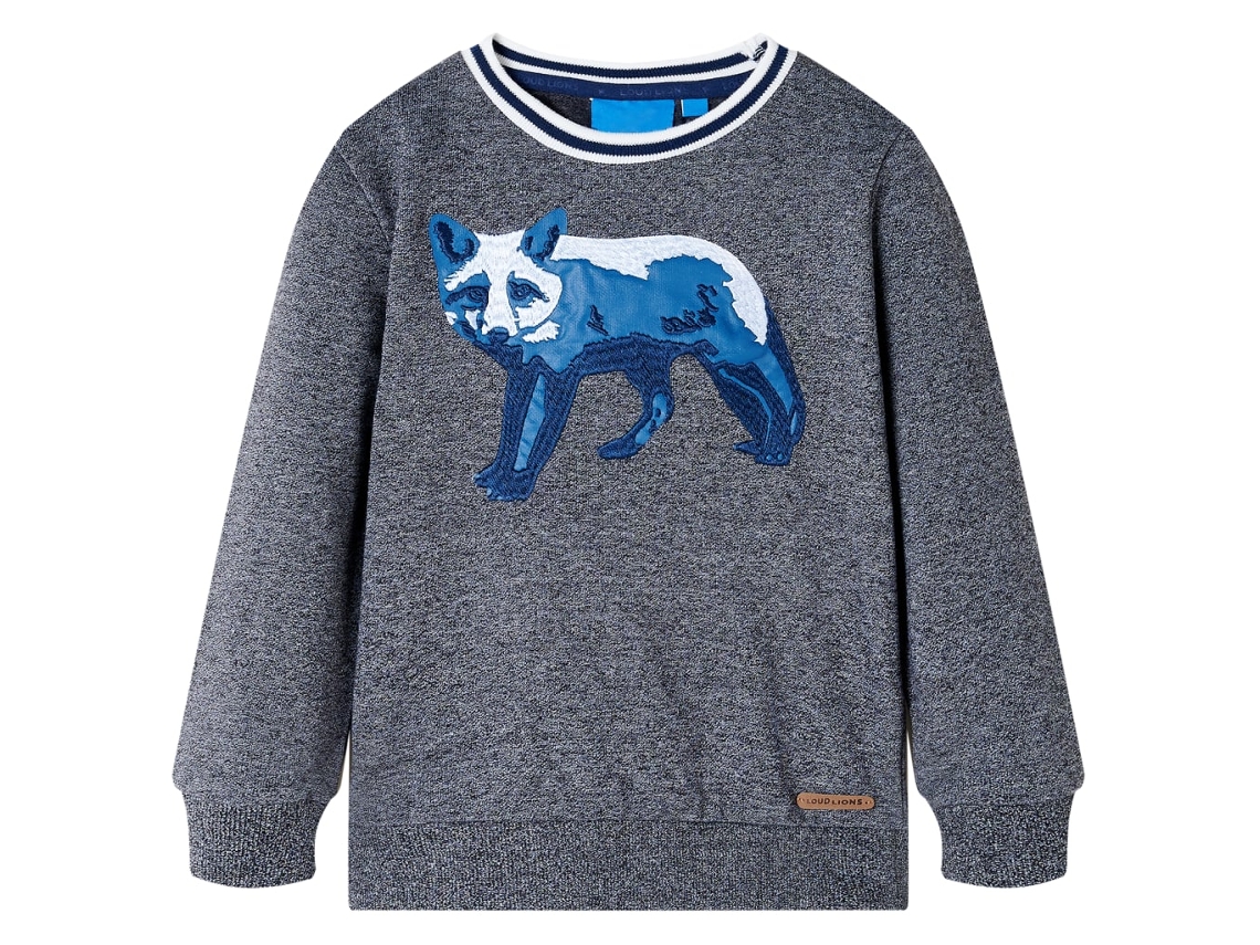 Camisola Para Criança Azul-marinho Mesclado 116