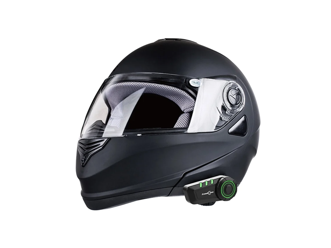 Aetheria freedconn Ky Fone de Ouvido Bluetooth 5.0 para Capacete Moto com Rádio Fm Ip65 À Prova D'água