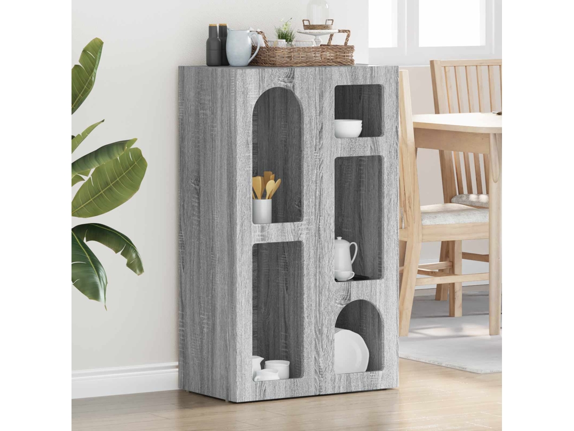 Vidaxl Buffet Elst Cinza Sonoma 59 X 35 X 100,5 Cm