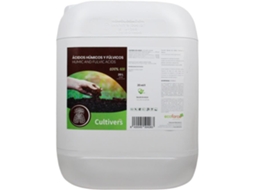CULTIVERS Abono de Ácidos Húmicos e Fúlvicos 20 L Fertilizante de Leonardita. Potencia La Fertilidad Del Suelo