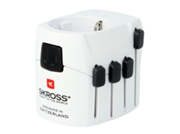 Adaptador de Viagem Mundial com Aterramento AQUAFORGE